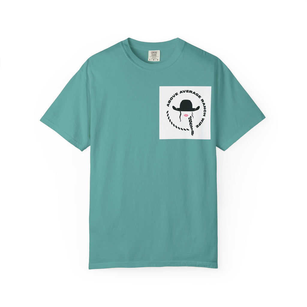 Cowboy Skull Graphic T-Shirt — 'Ride Average, Ride Alone' Western Tee