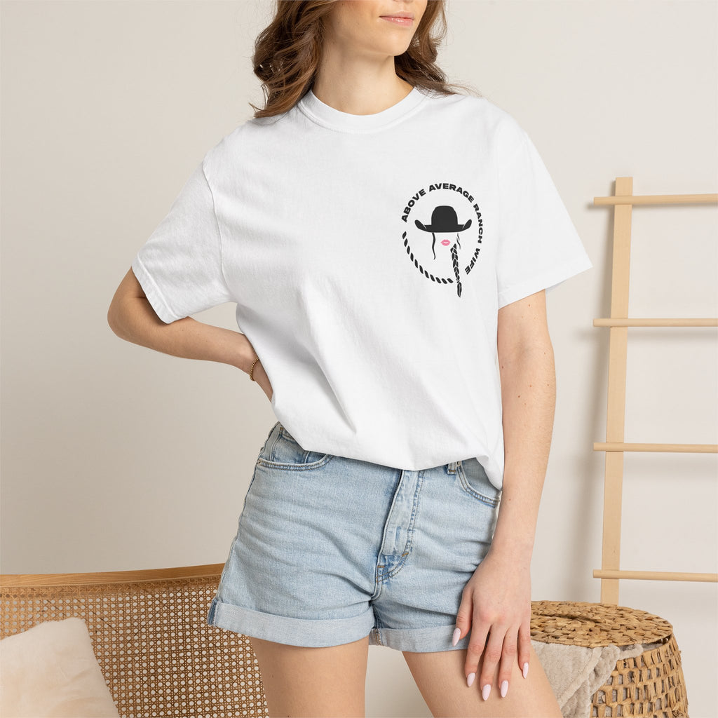 Cowboy Skull Graphic T-Shirt — 'Ride Average, Ride Alone' Western Tee