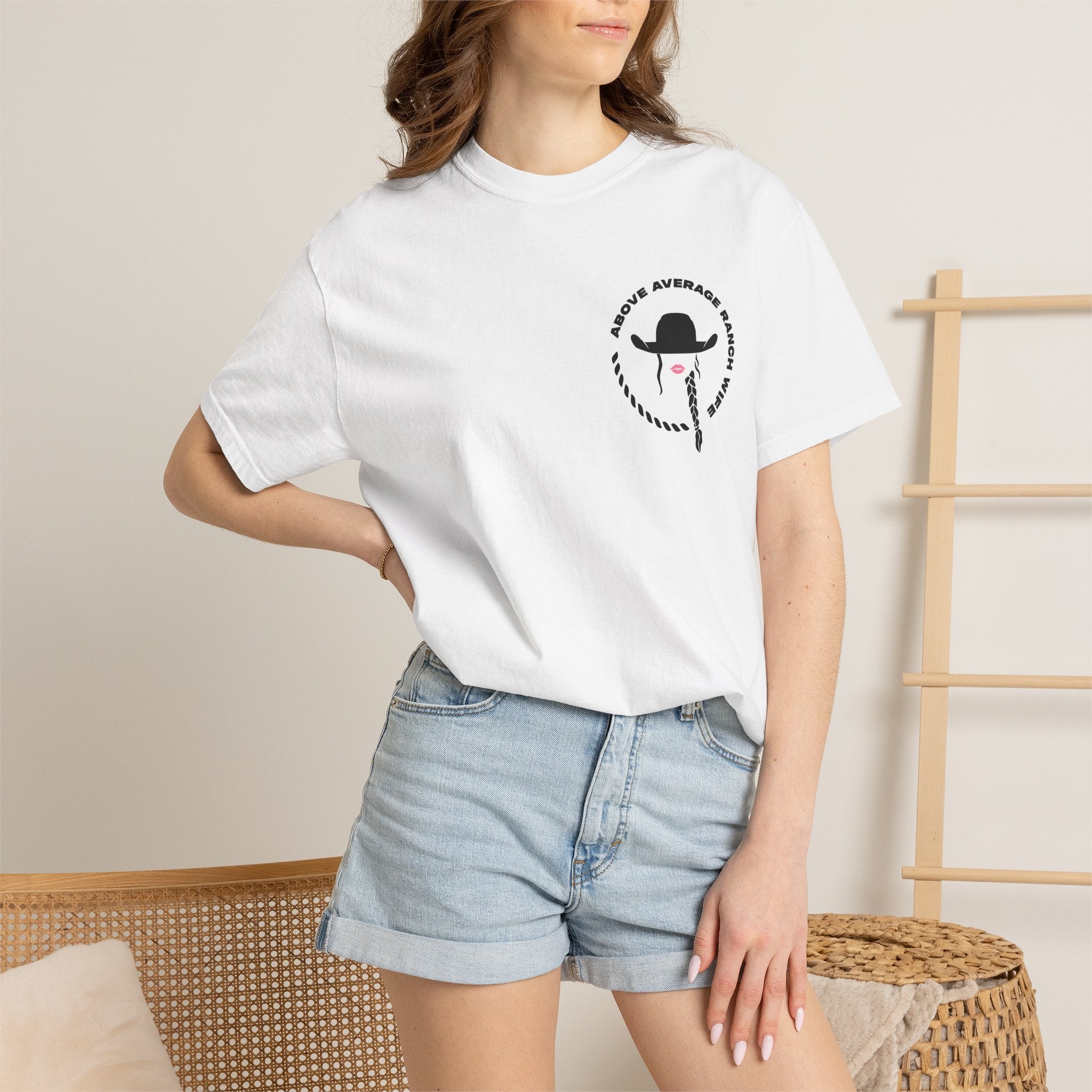 Cowboy Skull Graphic T-Shirt — 'Ride Average, Ride Alone' Western Tee
