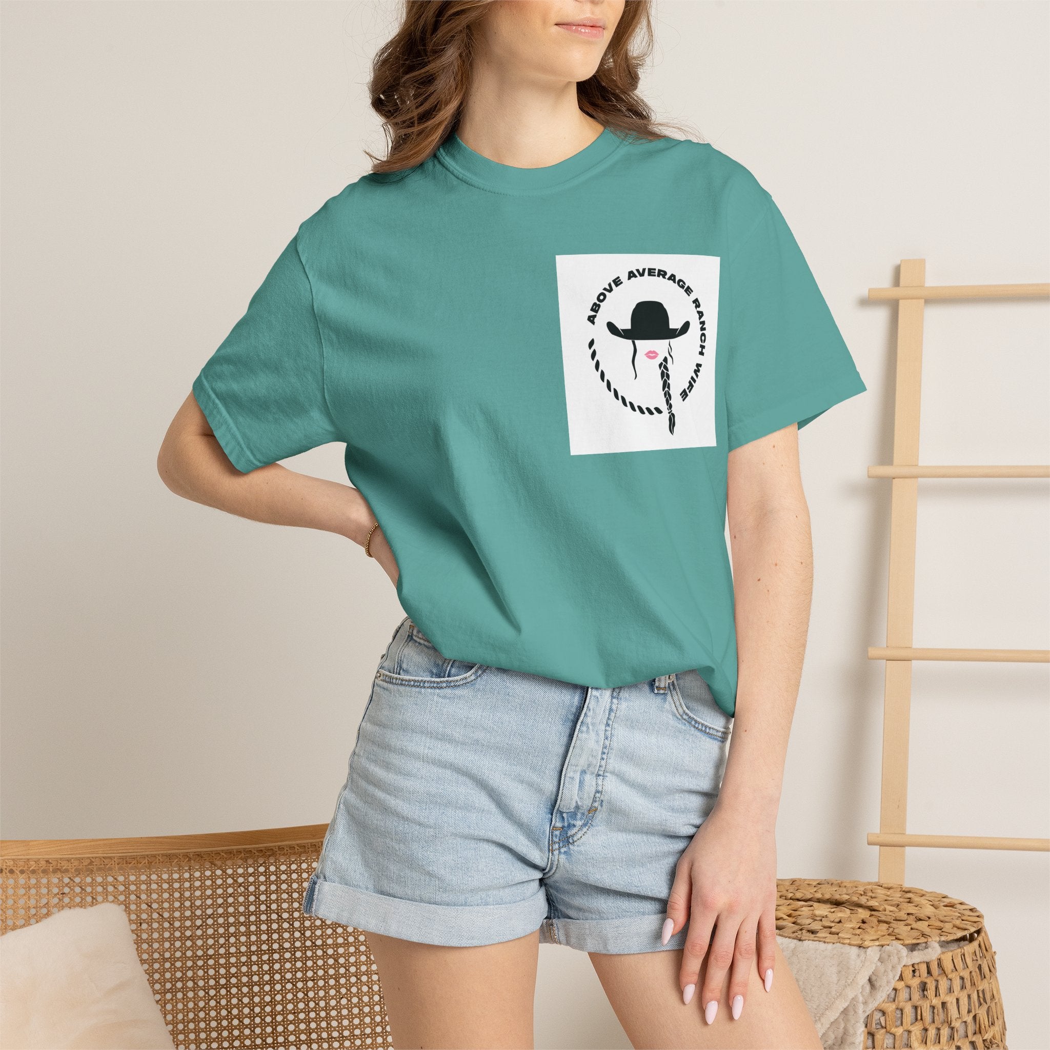Cowboy Skull Graphic T-Shirt — 'Ride Average, Ride Alone' Western Tee