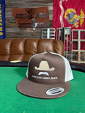 Brown Yupoon Classic Embroidered Trucker Cap